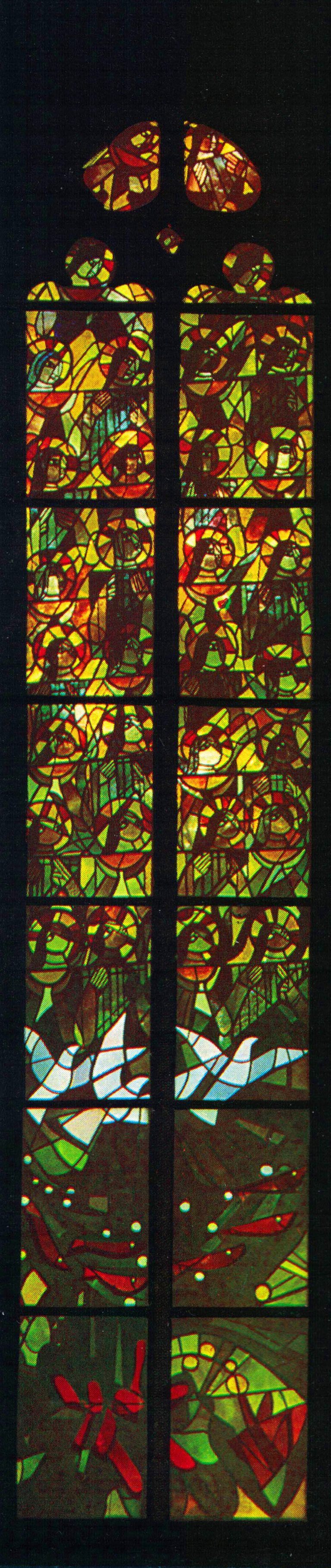 Rex Gloriae König der Herrlichkeit linkes Fenster